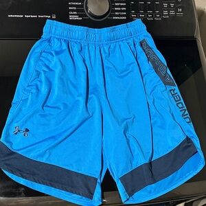 Under Armour Men's Bright Blue Athletic Shorts